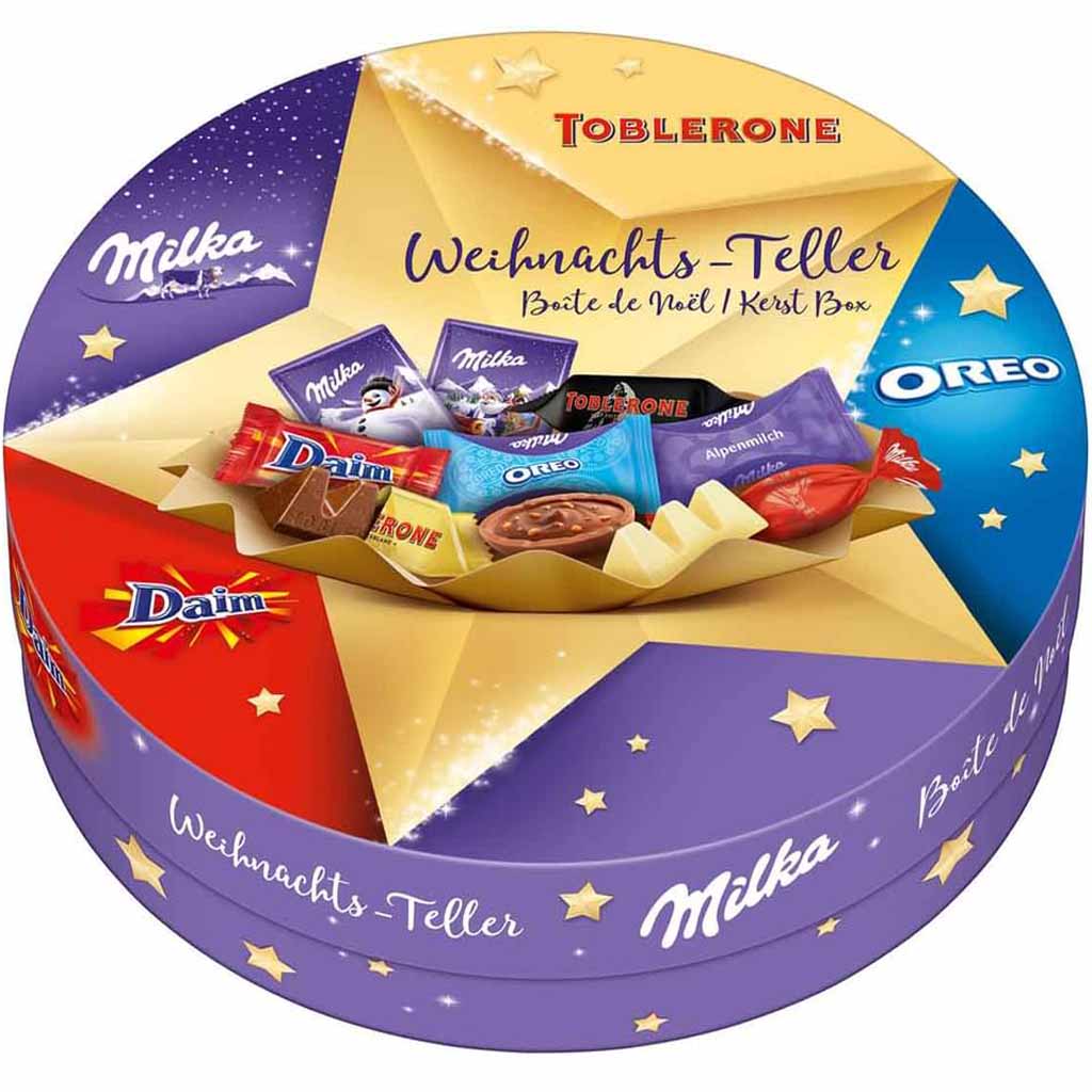 Milka & Friends Weihnachts-Teller 196g MHD:31.3.24