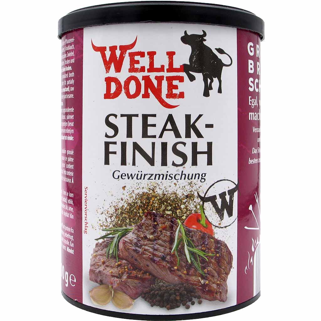 Well Done Steak Finish Gewürzmischung 200g MHD:30.10.26