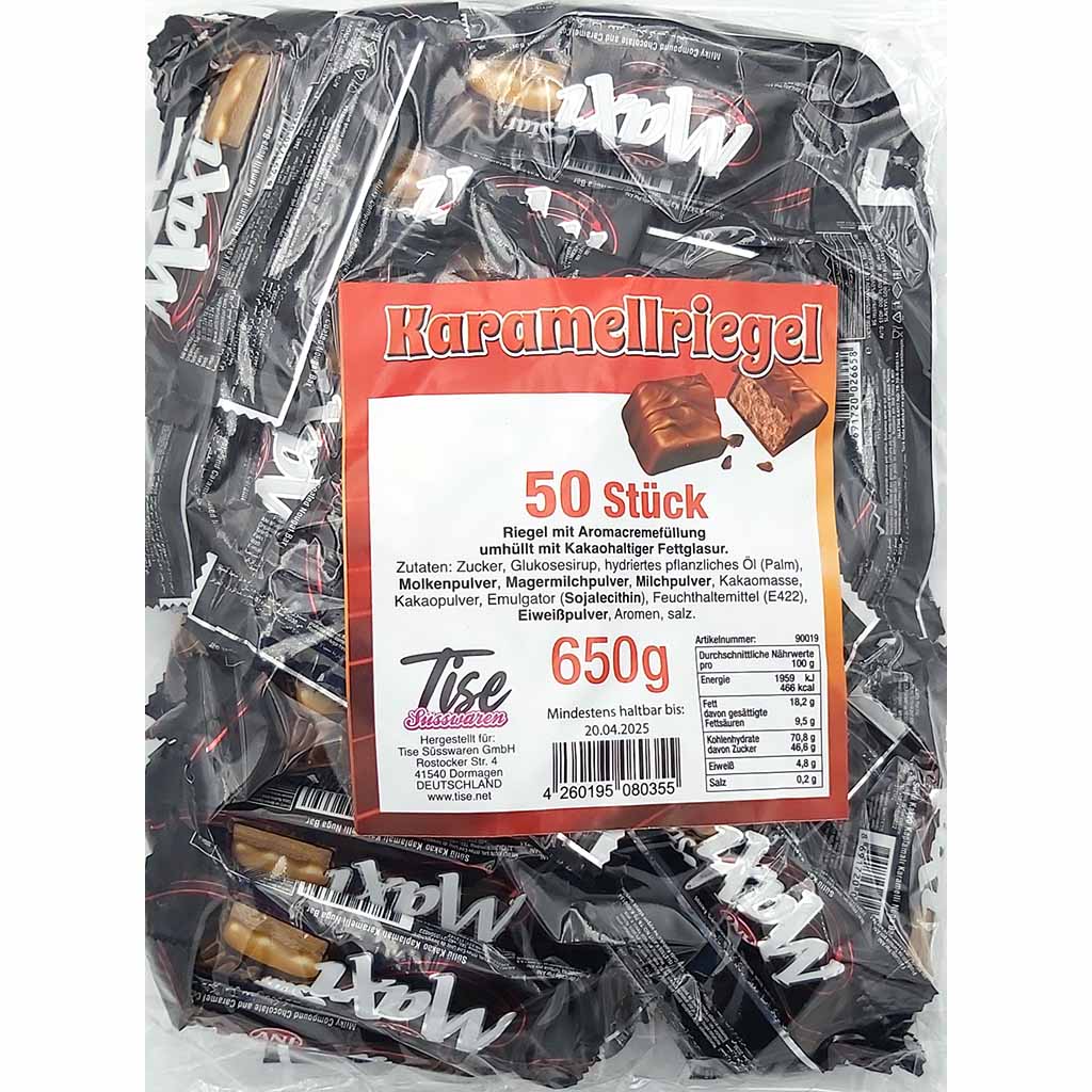 Capico Karamellriegel 50er Pack 650g GTIN 4260195080355