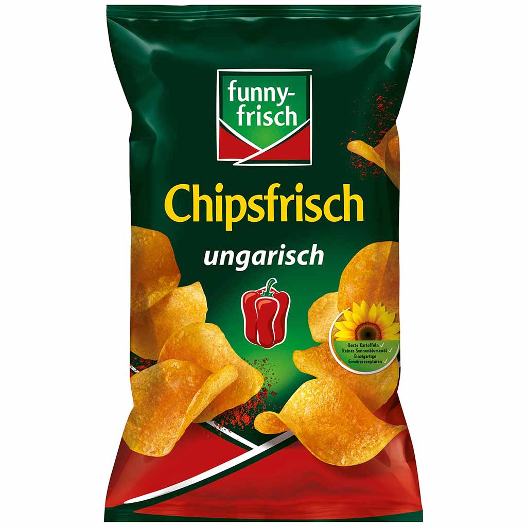 funny frisch Chipsfrisch ungarisch 175g MHD:5.12.22