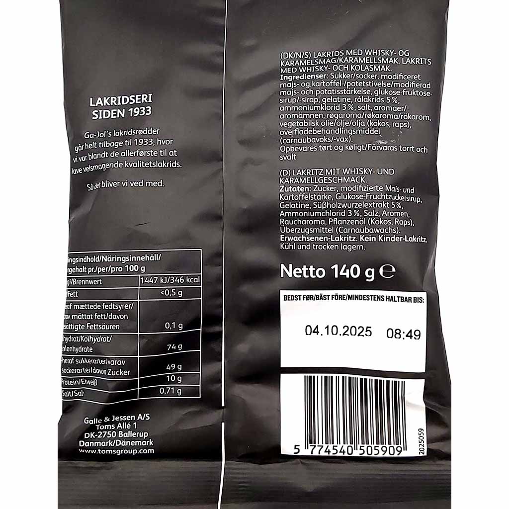 Gajol_Salt_Lakrids_Karamel_and_Whisky_140g_back Ga-Jol Salt Lakrids Karamel & Whisky back