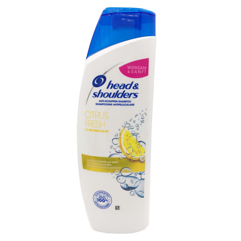 6x Head & Shoulders Shampoo Anti-Schuppen Citrus Fresh á 500ml=3000ml