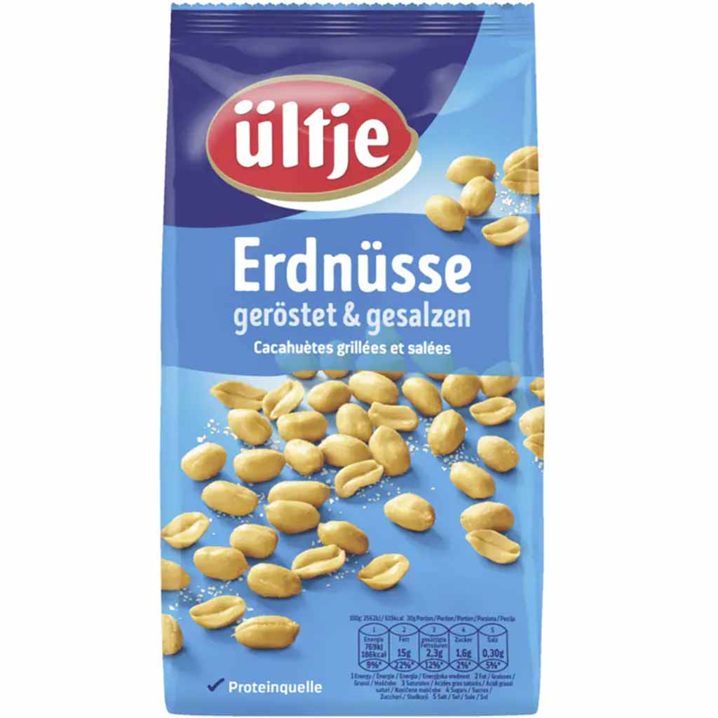 ültje Erdnüsse geröstet & gesalzen 1000g MHD:30.4.23