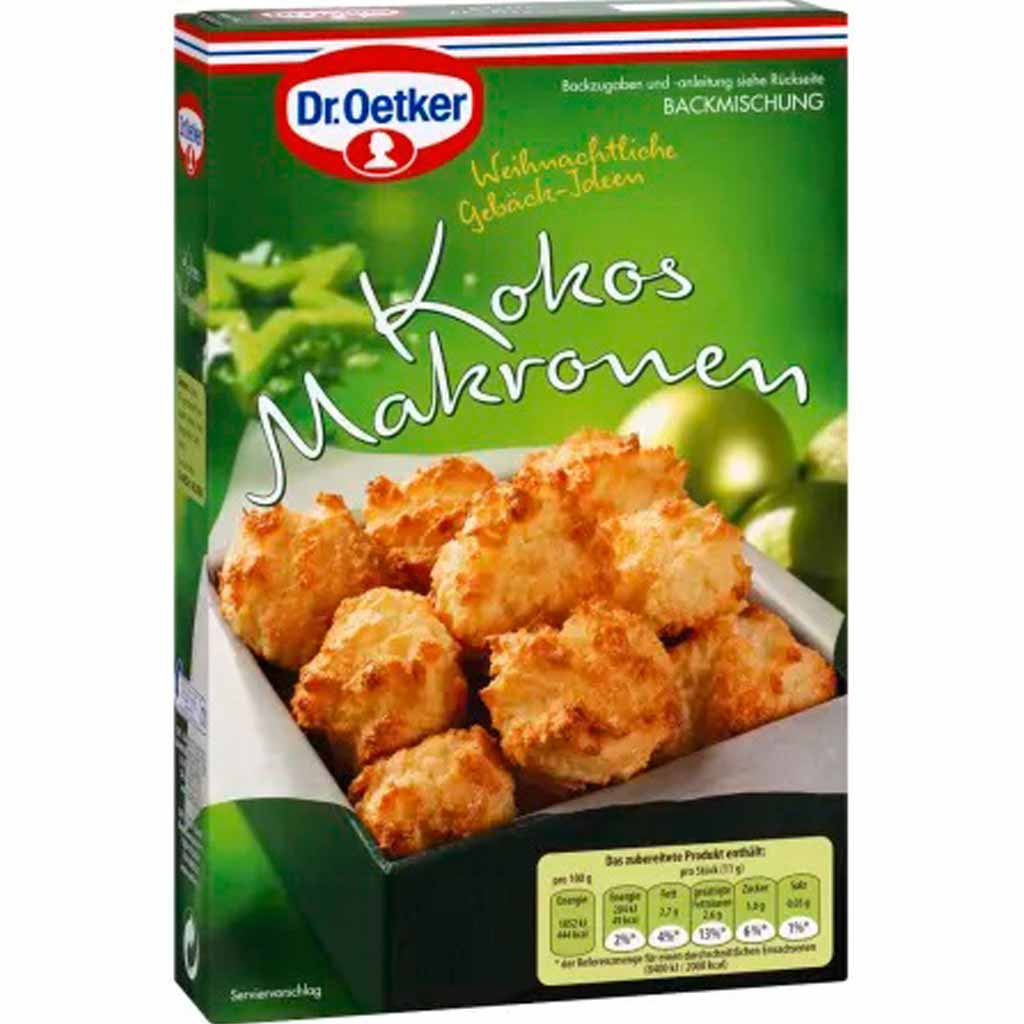 Dr.Oetker Backmischung Kokos Makronen 375g MHD:30.4.24