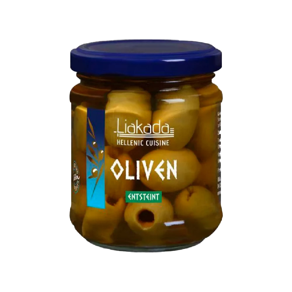 Liakada Grüne Oliven Entsteint 90g MHD:2.11.26