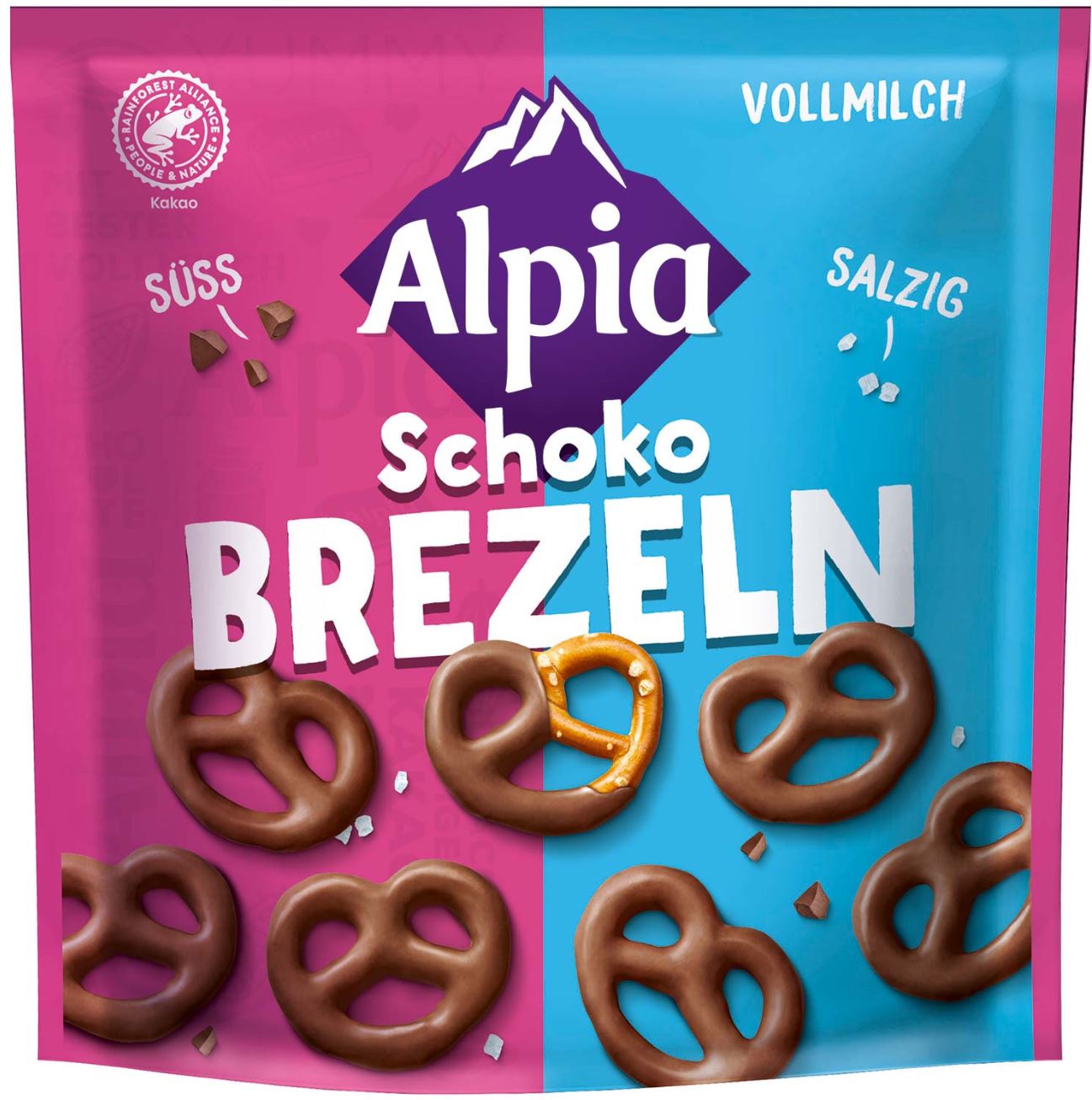 Alpia Schoko Brezeln Vollmilch 140g MHD:12.1.25