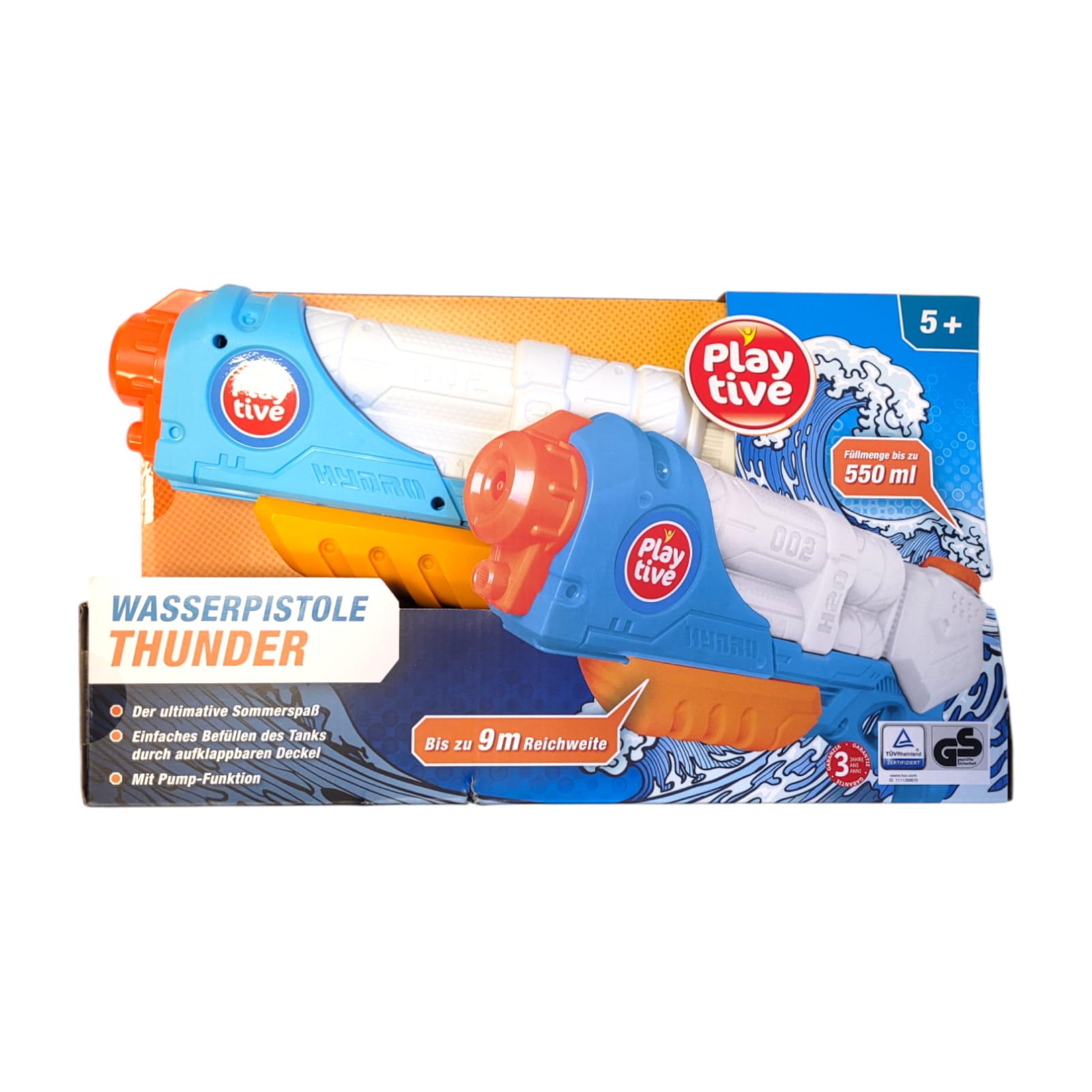 Wasserpistole Thunder bis 9 meter Reichweite