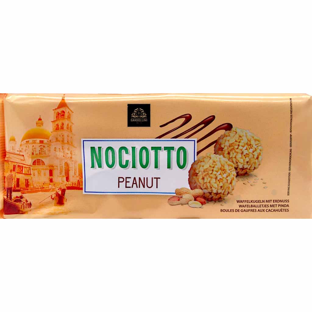 Bardollini Nociotto Waffelkugel Erdnuss 100g MHD:24.4.25