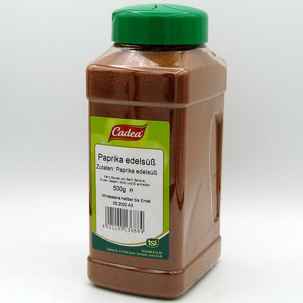 Cadea Gewürze Paprika Edelsüß 500g MHD:30.8.27