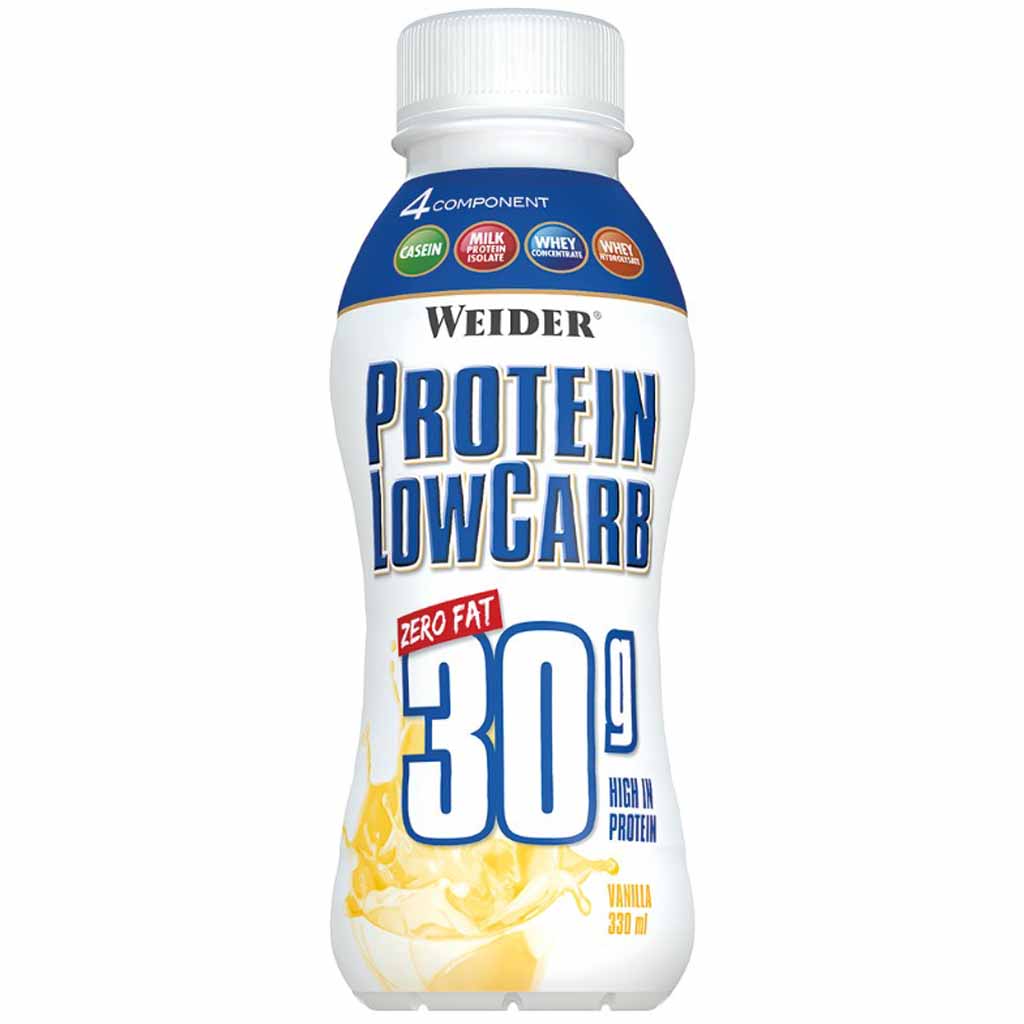 Weider Protein Low Carb 30g Protein Milchmischgetränk Vanille 330ml MHD:25.5.23
