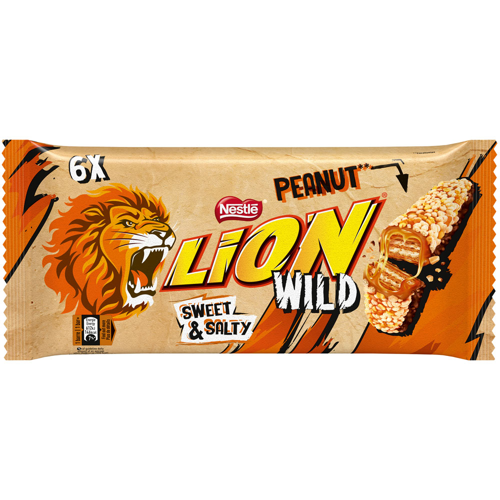Lion Wild Peanut Sweet & Salty 6er MHD:30.4.21