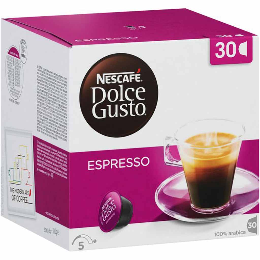 Nescafe Dolce Gusto Kapseln Espresso 30 Tassen 165g MHD:31.7.25