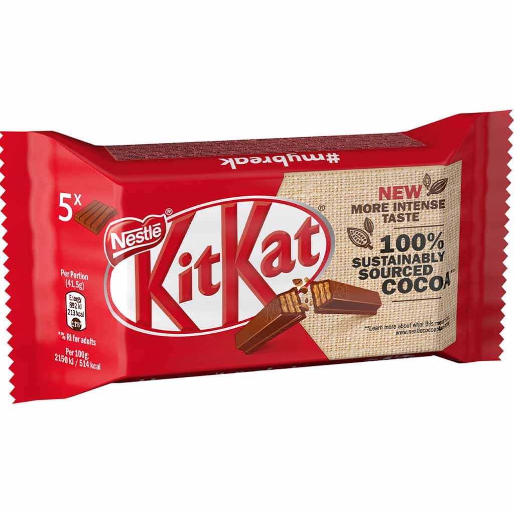 5x KitKat Classic Schoko-Riegel á 41,5g=207,5g MHD:30.10.21