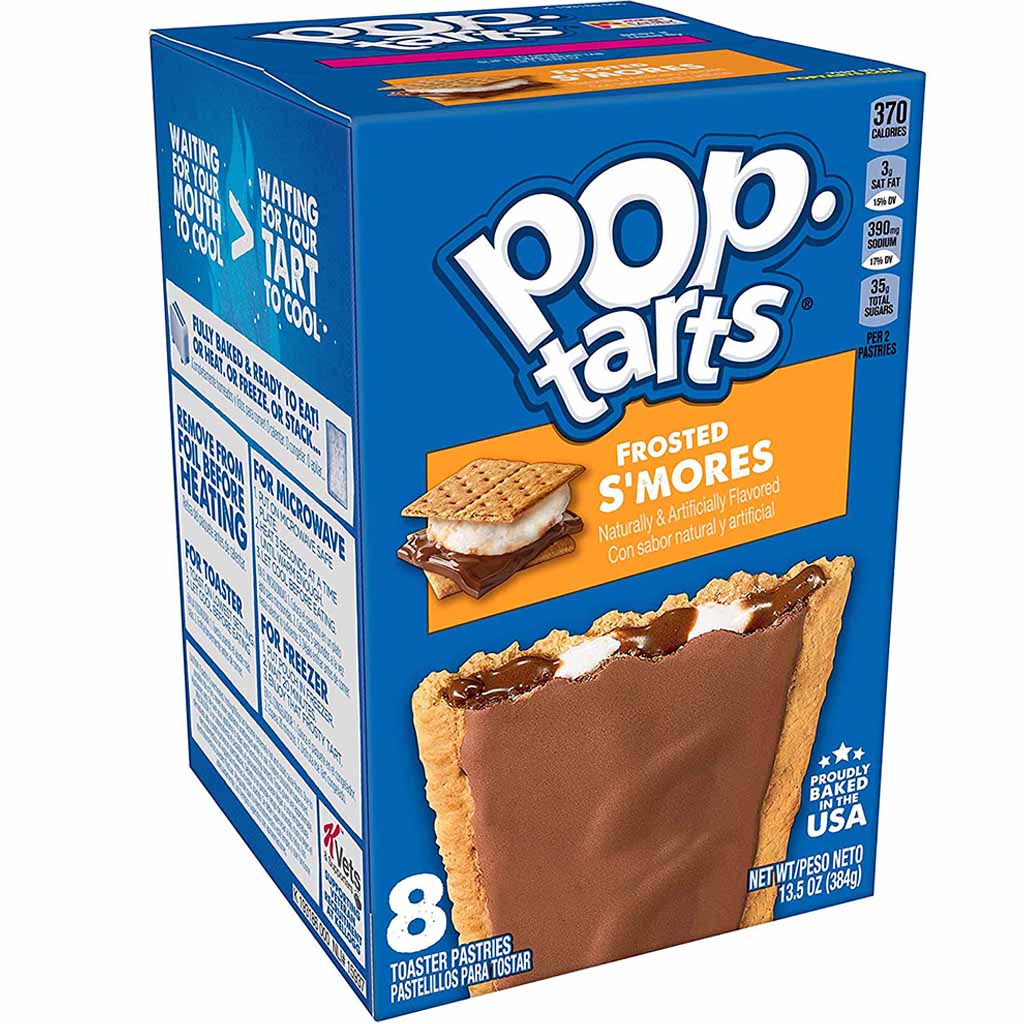 Kelloggs Pop-Tarts Frosted S'Mores 384g MHD:21.2.23