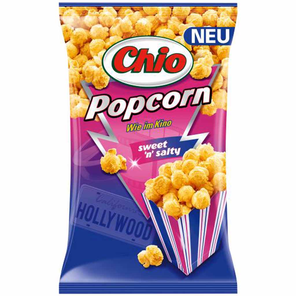 12x Chio Popcorn sweet 'n' salty 120g=1440g MHD:28.12.20