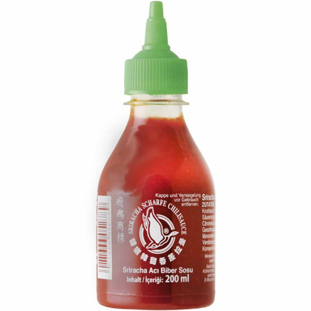 SRIRACHA Asia scharfe Chilisauce 200ml MHD:28.8.25