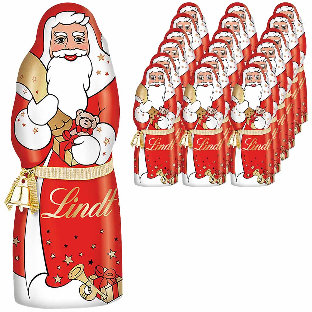 Lindt Weihnachtsmann Milch 18x125g Vollmilch Schokolade, 4000539770708