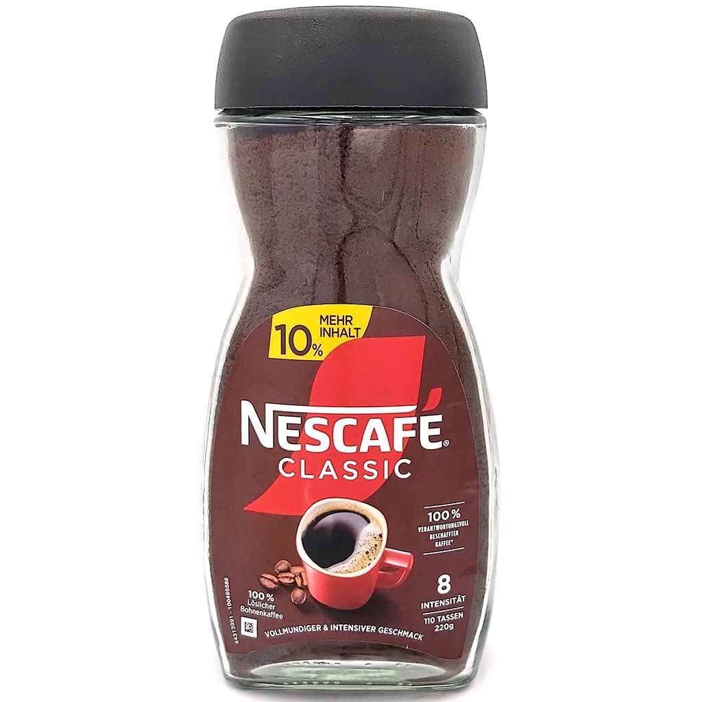 Nescafe Classic löslicher Bohnenkaffee 220g