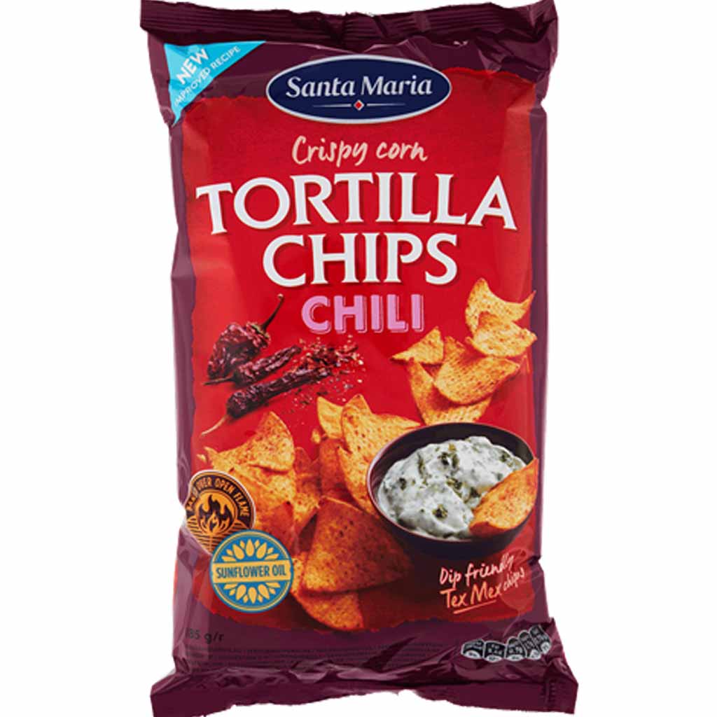 Santa Maria Tortilla Chips Chili 475g MHD:11.2.25