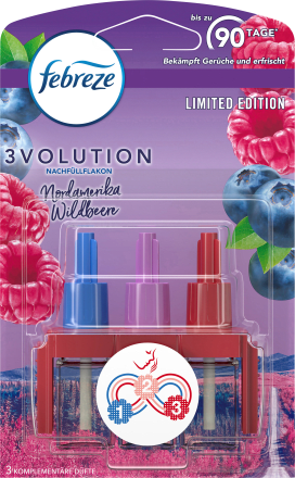 Febreze Lufterfrischer Duftstecker Nordamerika Wildbeere Nachfüllpack, 20 ml
