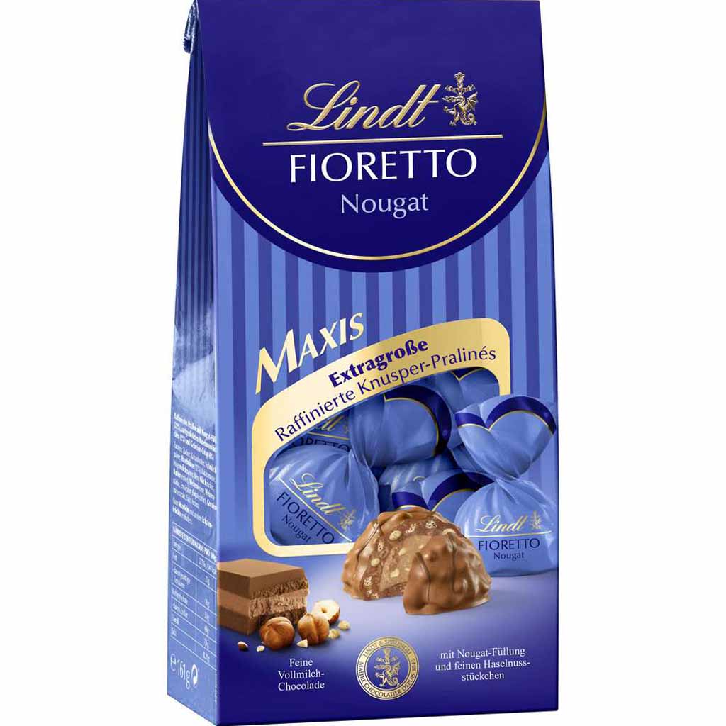 Lindt Fioretto Maxis Nougat 161g MHD:30.11.24
