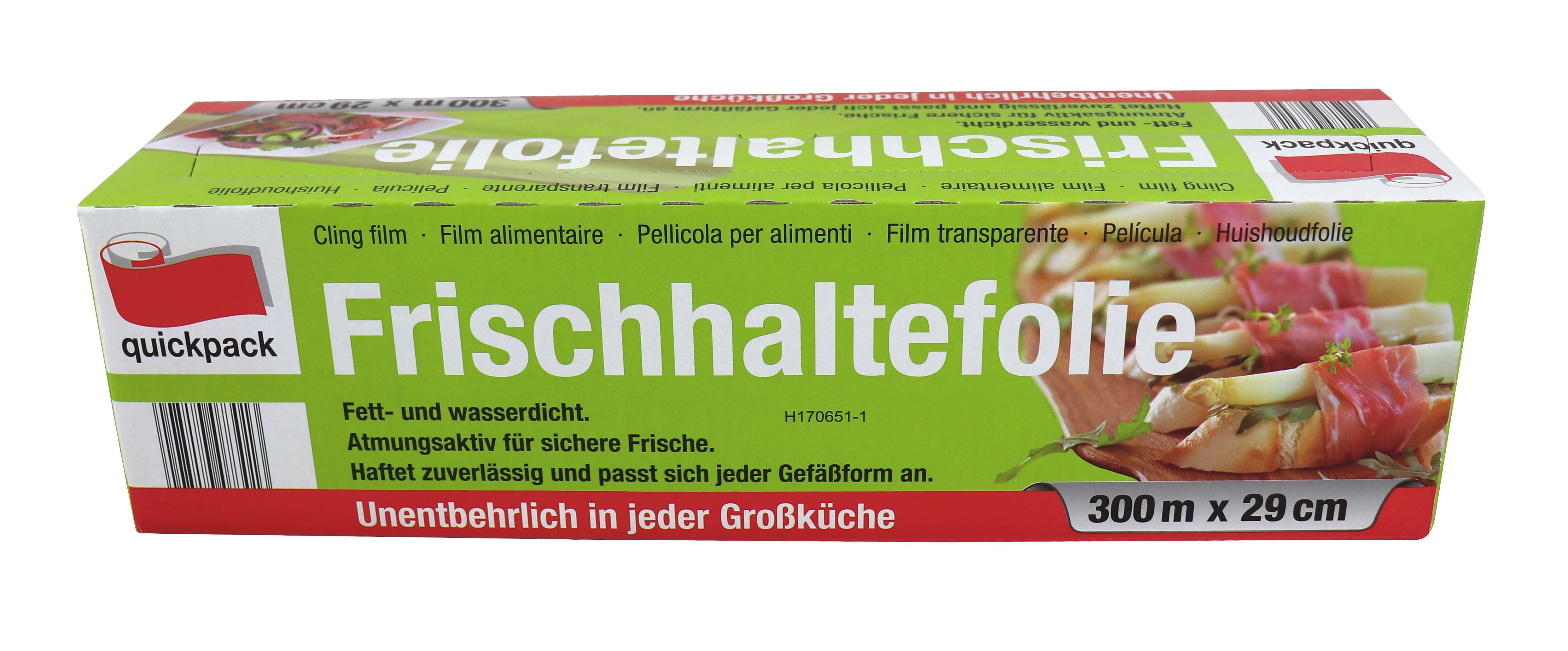 Frischhaltefolie Box 29 Zentimeter breit 300 Meter
