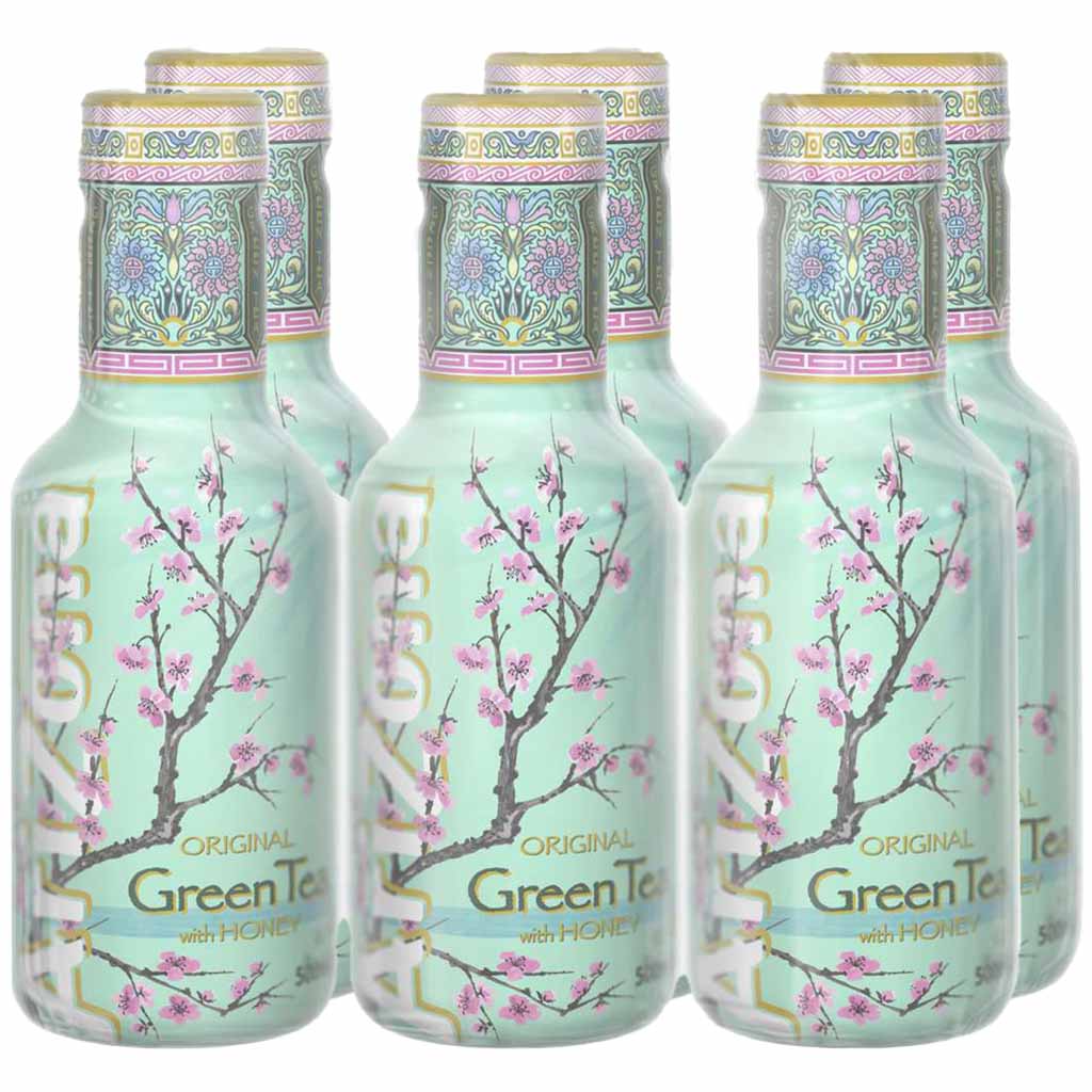 AriZona Green Tea with Honey PET 6x0,5L=3 L
