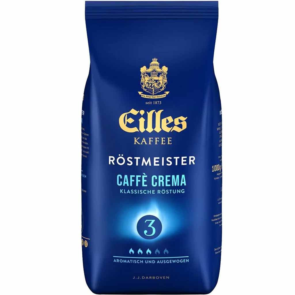 Eilles Röstmeister Caffe Crema ganze Bohnen 1kg MHD:28.10.25