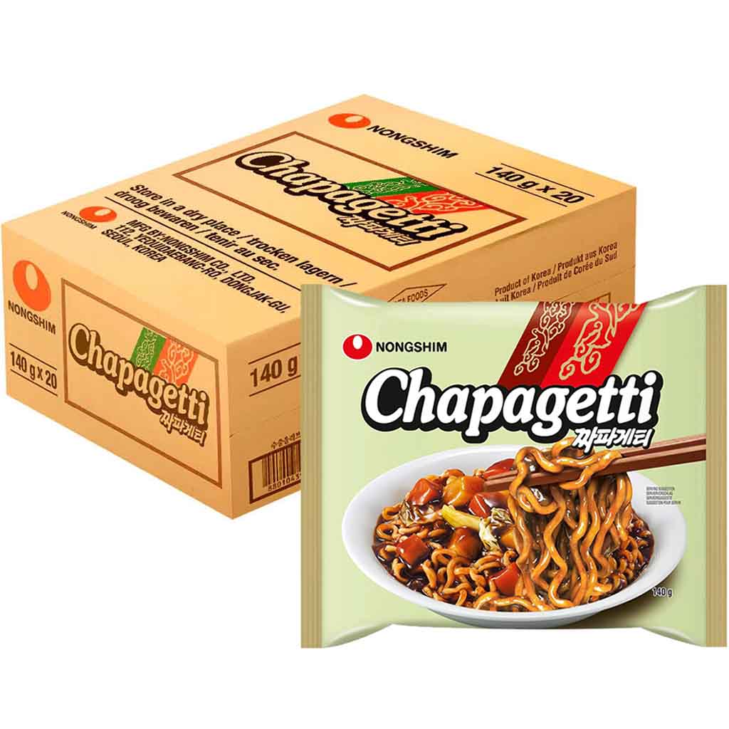 Nongshim Instant Nudelgericht Chapaghetti 20x140g=2800g MHD:16.6.24