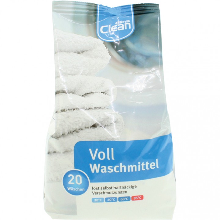 Vollwaschmittel 20 Wäschen von Elina Clean 1,4kg