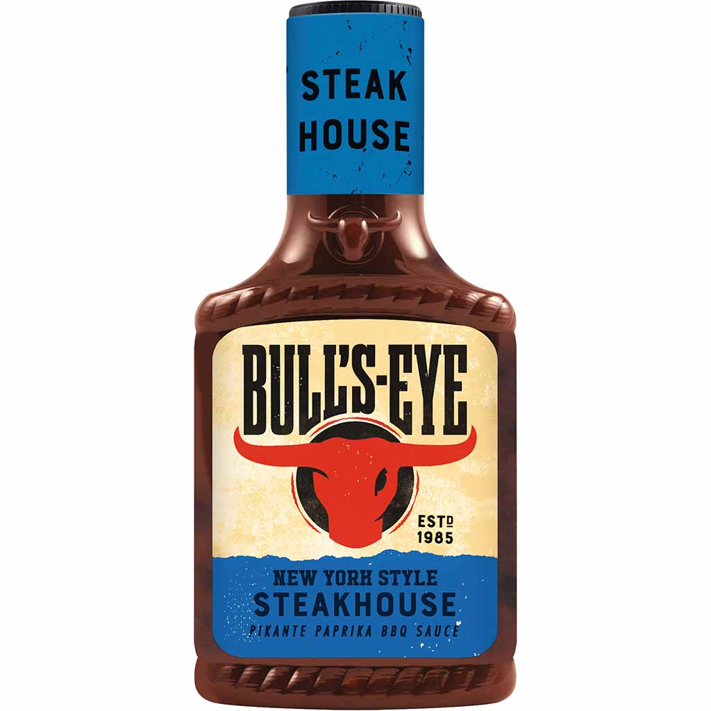 Bulls-Eye New York Style Steakhouse Pikante Paprika BBQ Sauce 300ml MHD:20.5.21