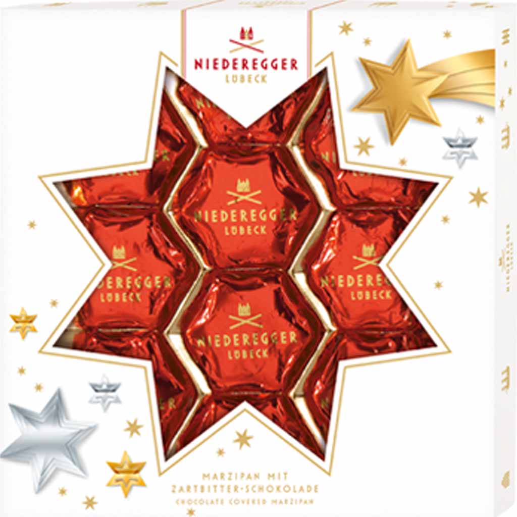 Niederegger Marzipan Sterne 125g MHD:4.5.24