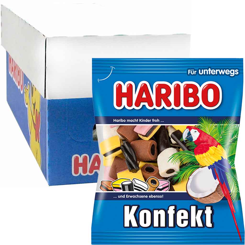 24x Haribo Konfekt á 100g=2,4kg MHD:30.4.25