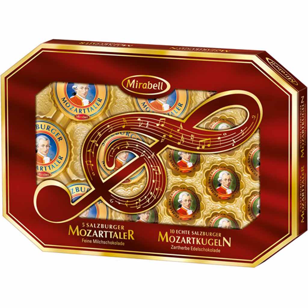Mirabell Salzburger Mozartkugeln & Mozarttaler 271g MHD:14.7.21