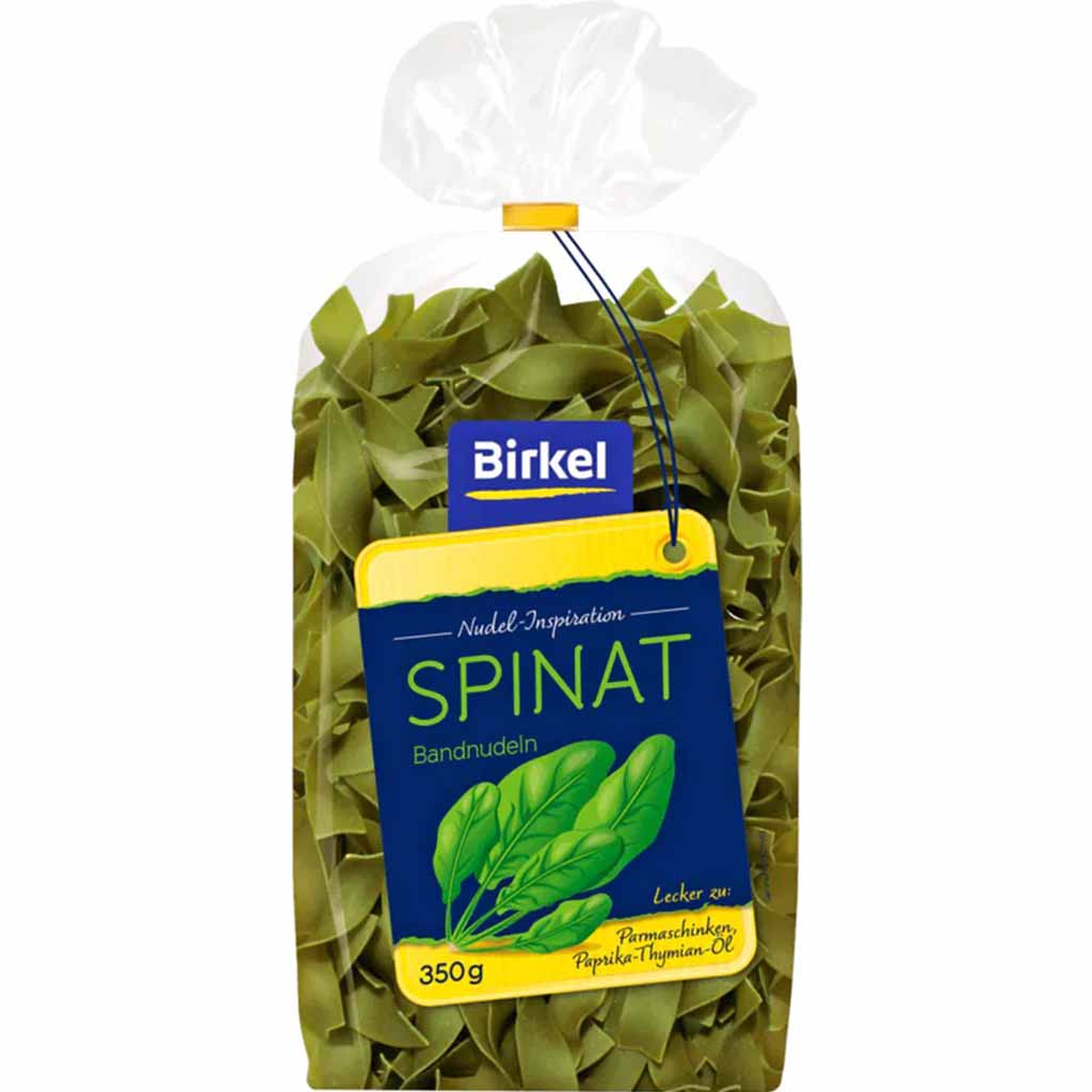 Birkel Nudeln Inspiration Spinat Bandnudeln 350g MHD:1.2.24