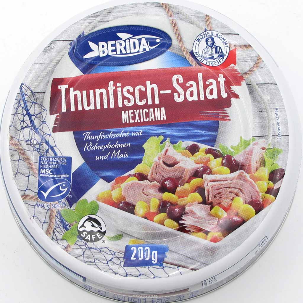 Berida Thunfischsalat Mexicana 200g MHD:18.2.24