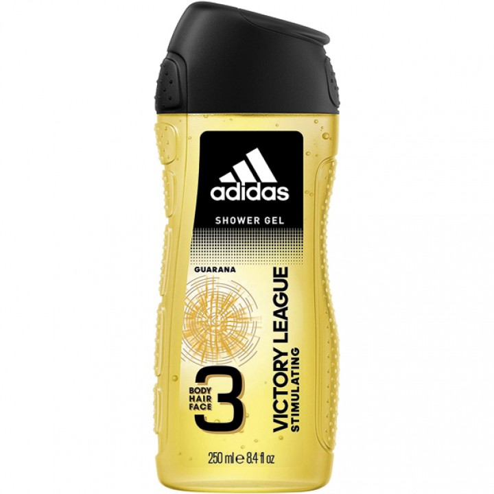 Adidas Dusch 250ml 3in1 Victory League MHD:31.12.24
