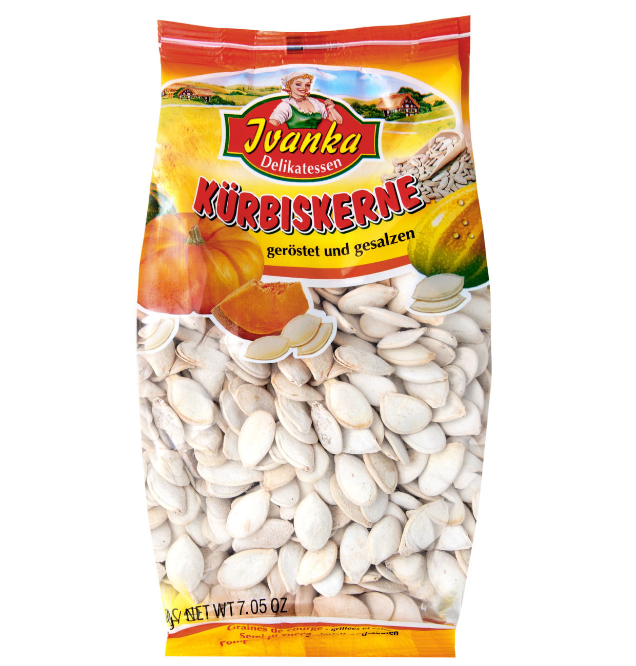 Ivanka Kürbiskerne - geröstet und gesalzen 200g MHD:30.6.25