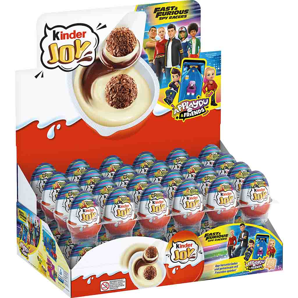 Kinder Joy Fast & Furious Spy Racers 48er Thekendisplay MHD:17.10.22