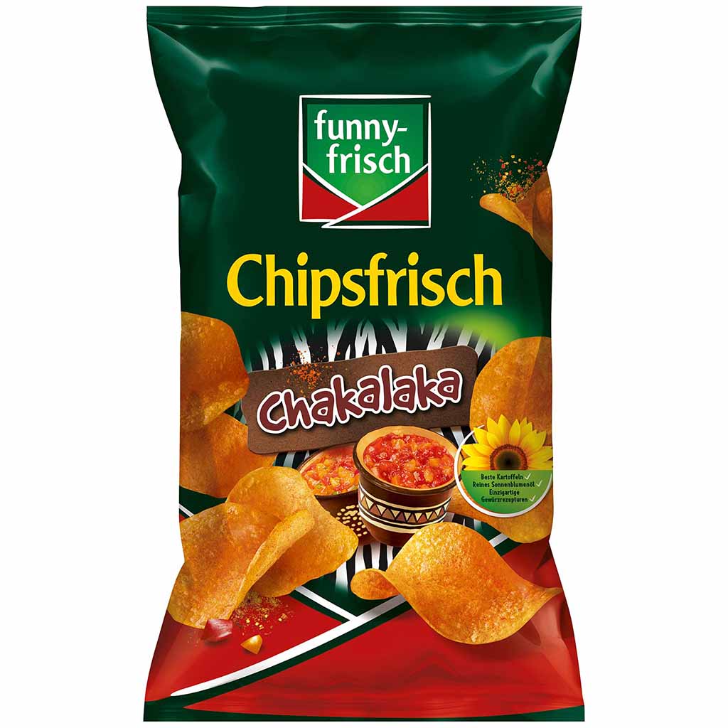 funny frisch Chipsfrisch Chakalaka 175g MHD:5.9.22
