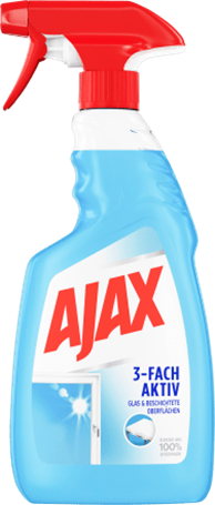 AJAX Glasreiniger 3-Fach Aktiv, 500 ml