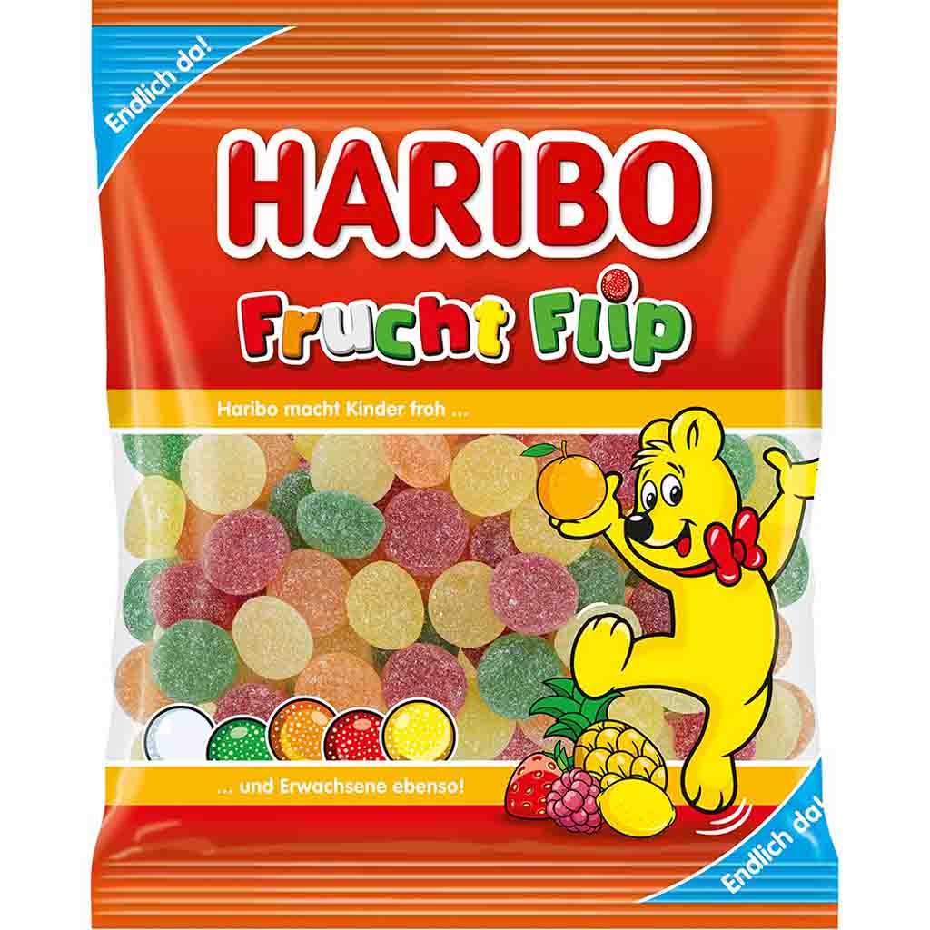 Haribo Frucht Flip 160g MHD:30.6.25