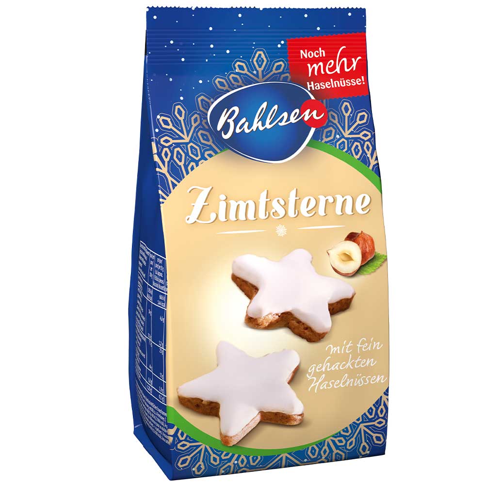 Bahlsen Zimtsterne 100g MHD 01.03.20 MHD:1.3.20