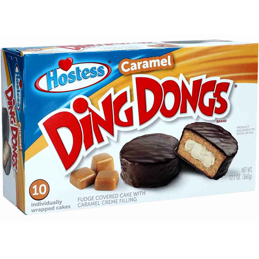 Hostess Ding Dongs Caramel Cake 360g MHD:30.11.22