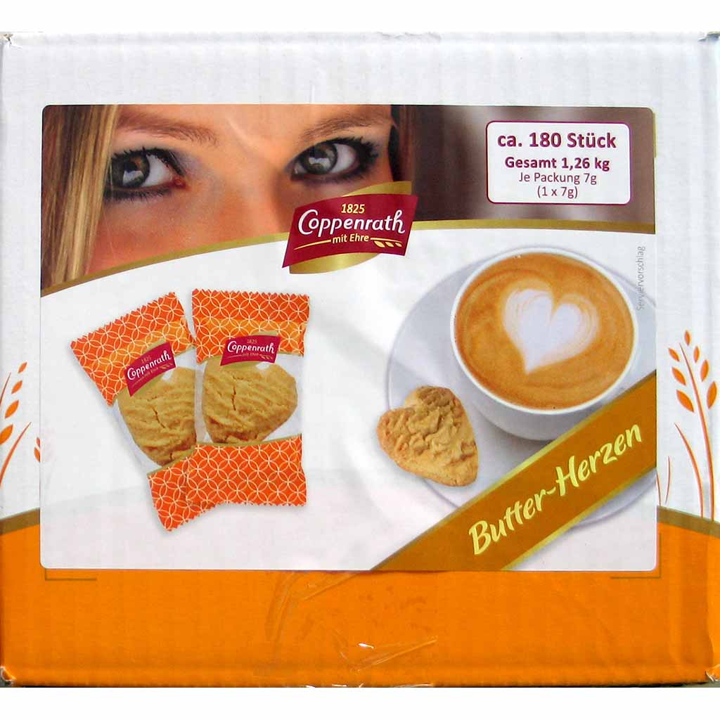 Coppenrath Butter-Herzen 180er 1,26kg MHD:10.3.25