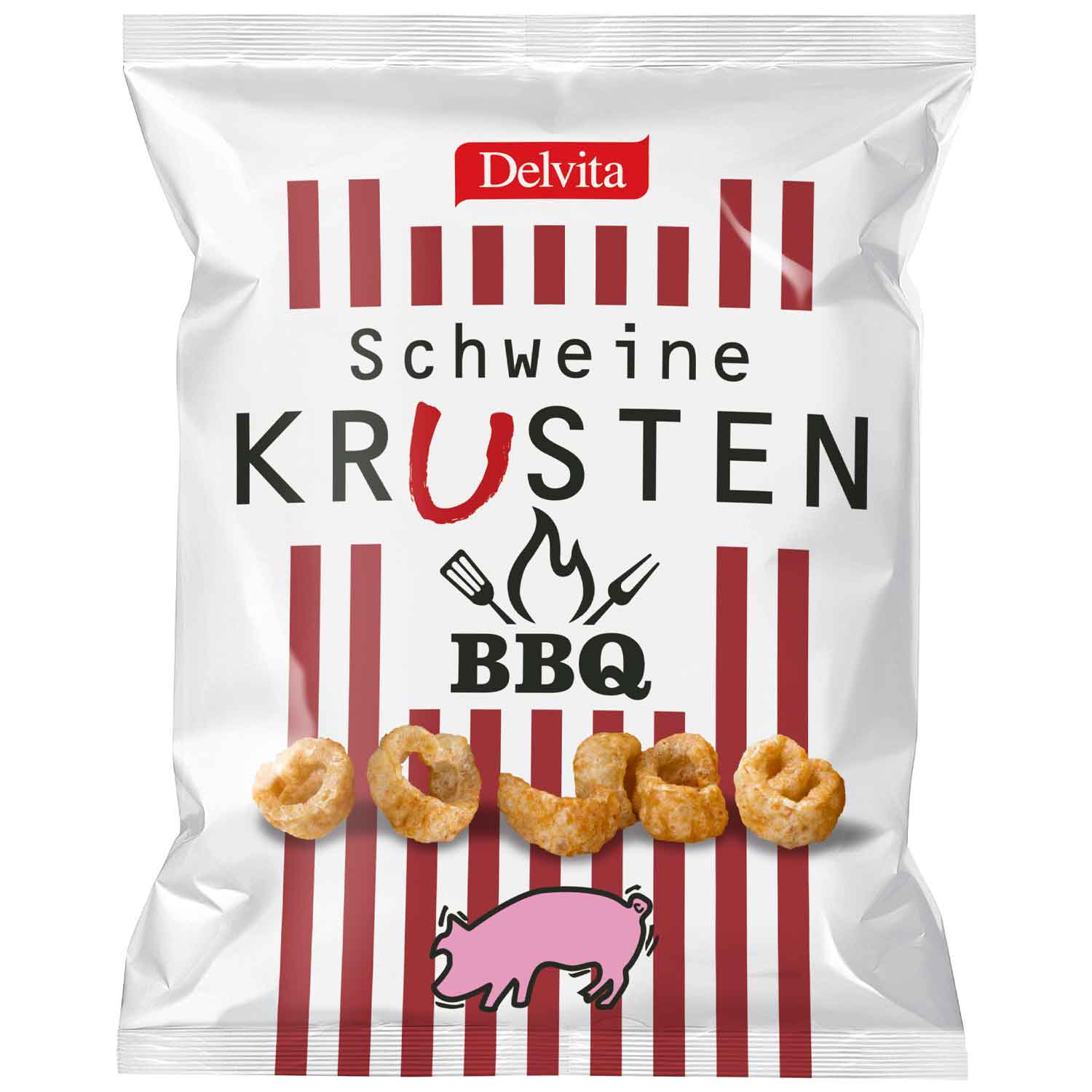 Delvita Schweinekrusten BBQ 125g MHD:12.12.24