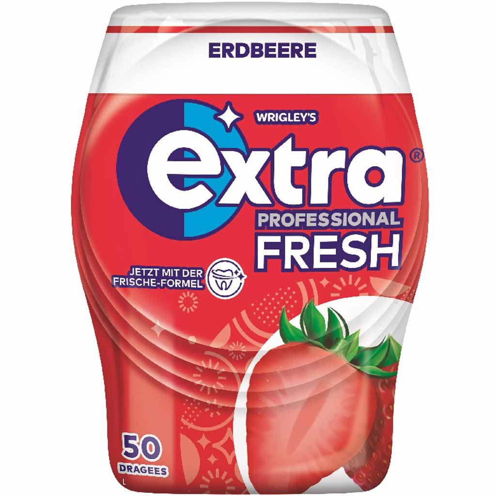 Wrigleys Extra Professional Fresh Erdbeere 50er Dose 70g MHD:2.12.24