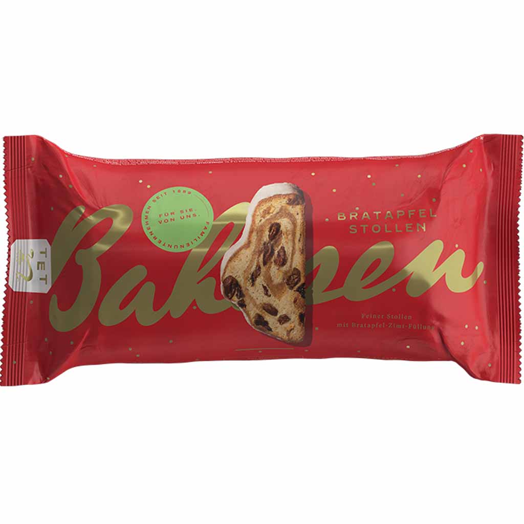 Bahlsen Stollen mit Bratapfel Zimt Füllung 400g MHD:3.1.23