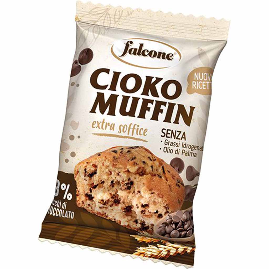 30x Falcone Cioko Muffin Typ Stacciatella á 50g=1,5kg MHD:6.1.25