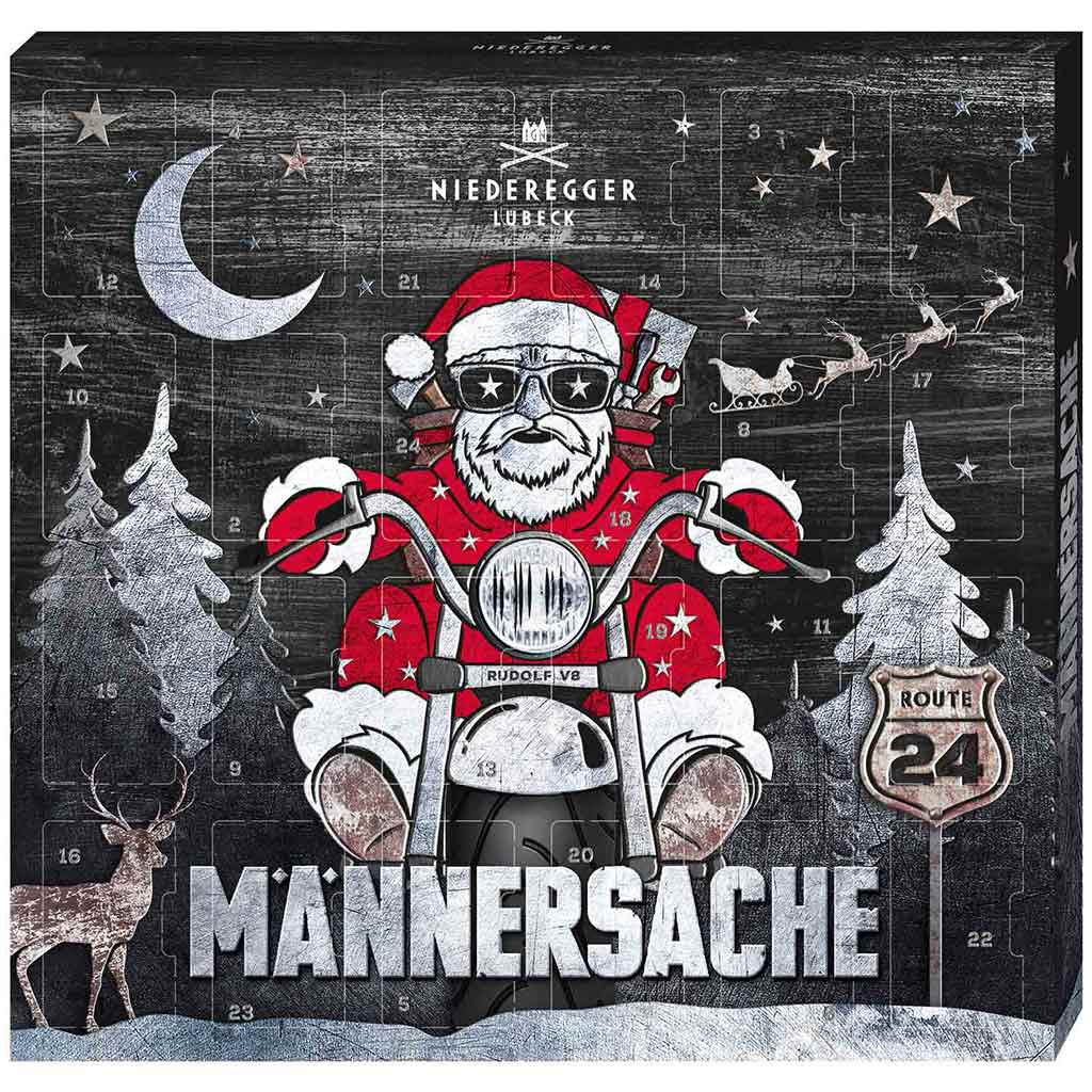 Niederegger Adventskalender Männersache Mini 168g MHD:4.4.24